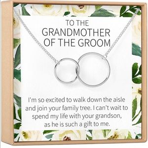 Grandmother of the Groom Gift Necklace: Grandma